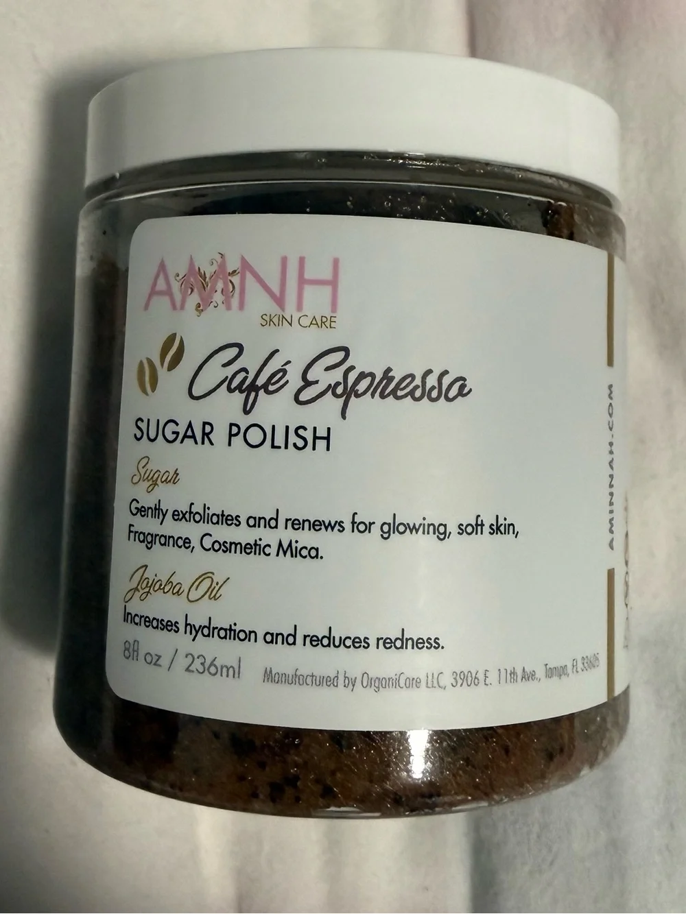 Aminnah Café Espresso Sugar Polish! New smells great!